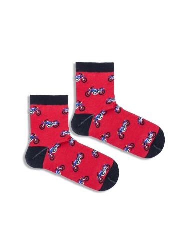 Kids' Motorcycles pattern socks  011.1184