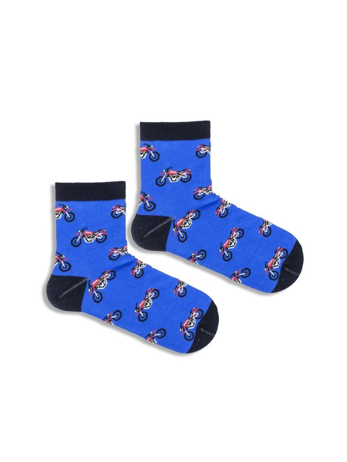 Kids' Motorcycles pattern socks  011.1184