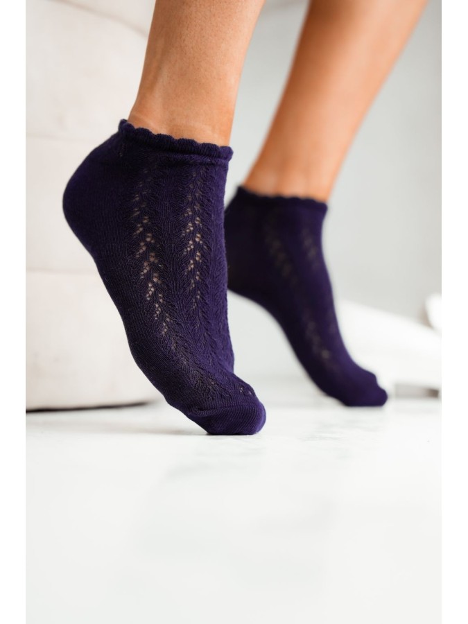 Openwork low ankle socks 1504.001