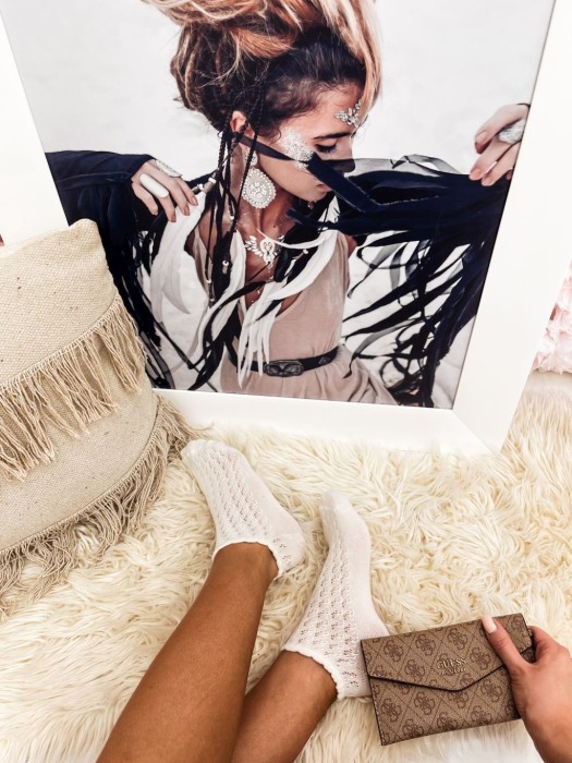 Openwork low ankle socks 1504.001