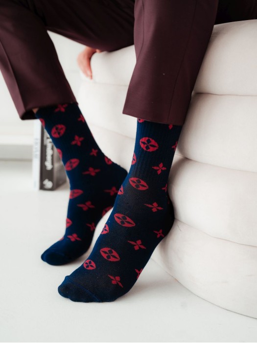 Men's LuVi pattern socks 0125.025
