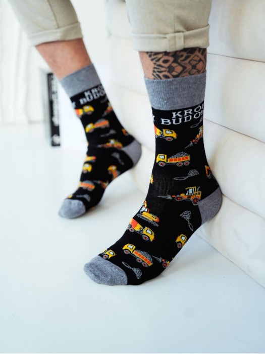 Men's Construction Work pattern socks 0125.061