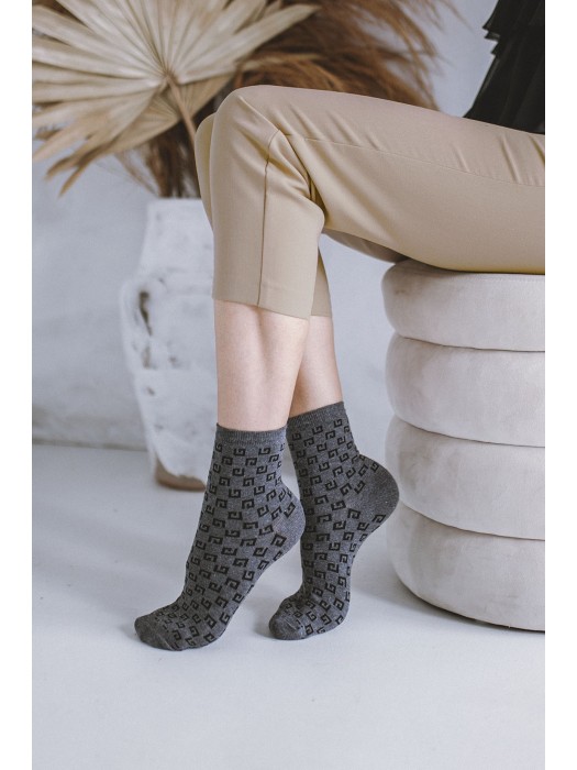 Women's Fashion GG pattern socks 0200.042