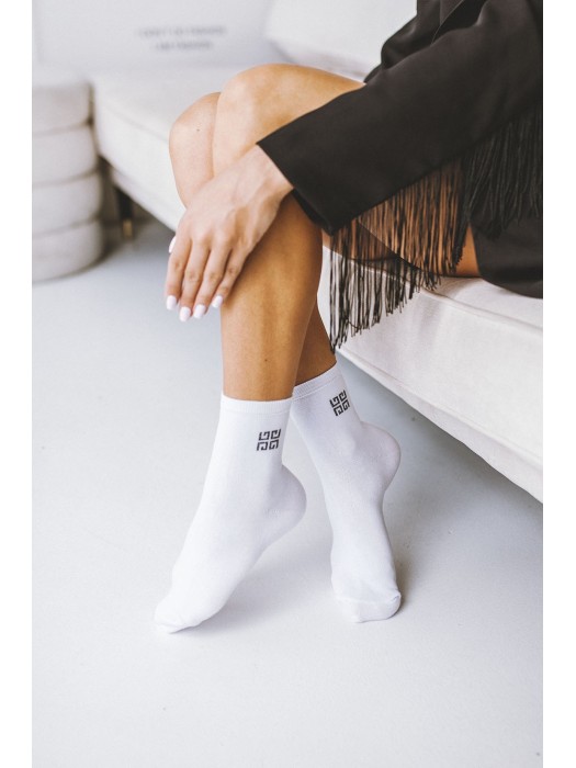 Women's Fashion GG small pattern socks 0200.043