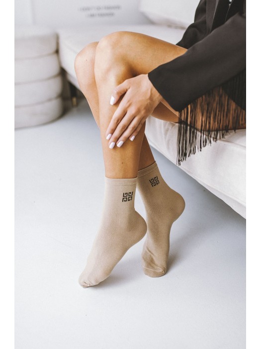 Women's Fashion GG small pattern socks 0200.043