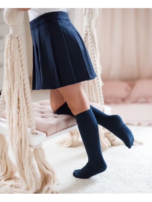 Podkolanówki dziecięce gładkie 0255.001