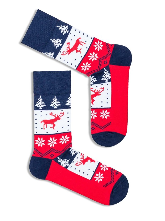 Men's Christmas Norwegian pattern socks 1290.001