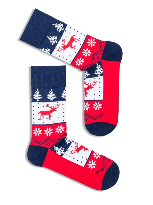 Men's Christmas Norwegian pattern socks 1290.001