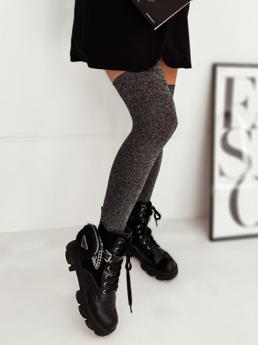 Cotton over-the-knee socks with lurex 1429 2