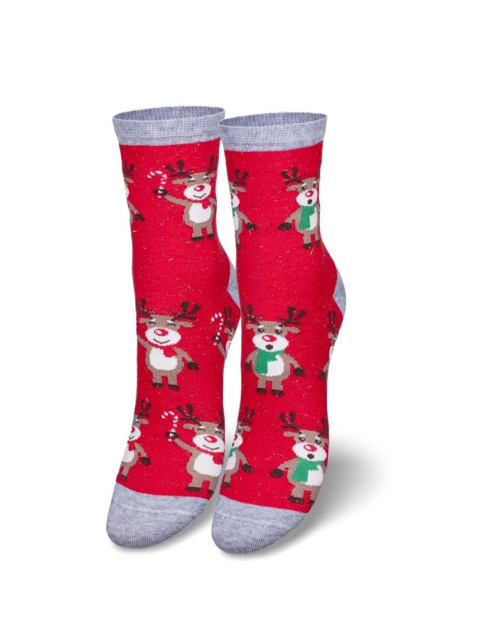 Women's Christmas Standing Reindeer pattern...