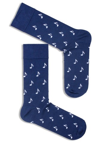 Men's Notes pattern socks 0125.077 2