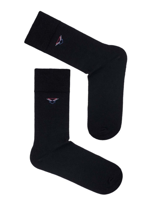 Men's cotton little pattern dress socks 0040.006