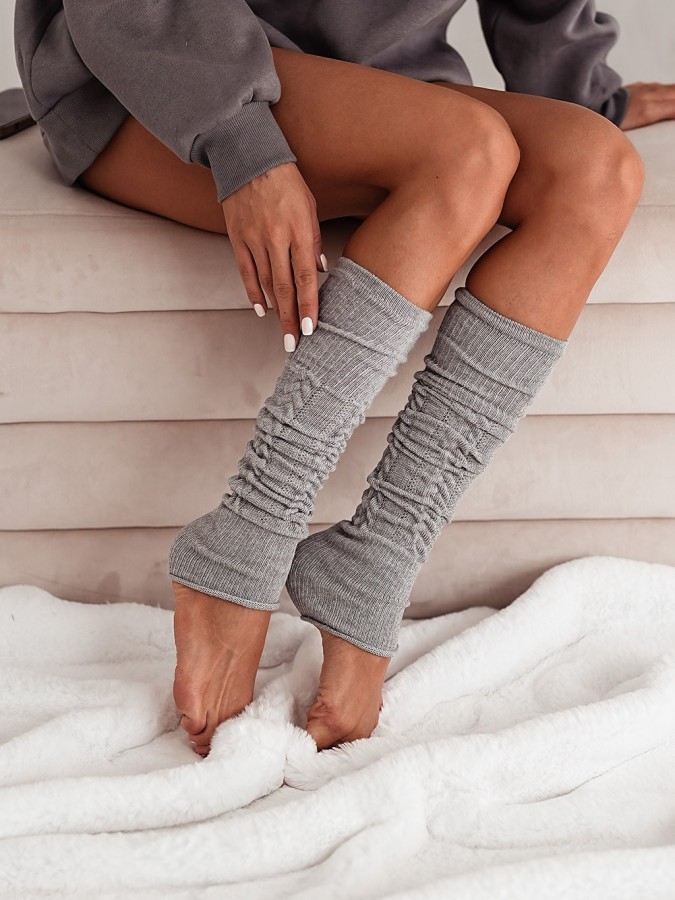 Cotton openwork leg warmers 0705.001 BRAID