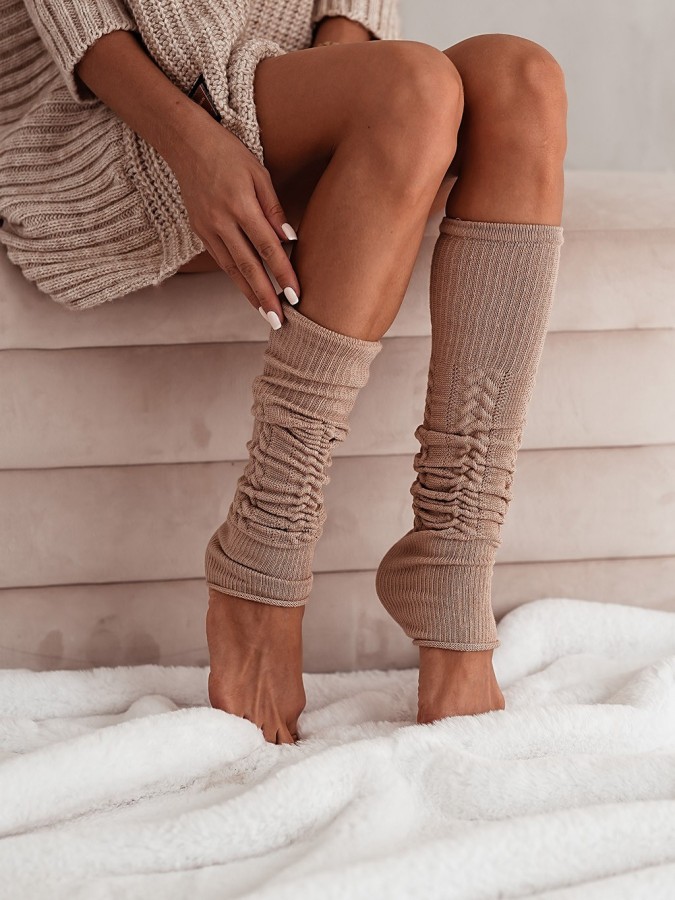 Cotton openwork leg warmers 0705.001 BRAID