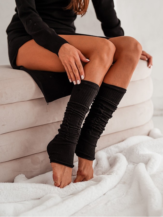 Cotton openwork leg warmers 0705.001 BRAID