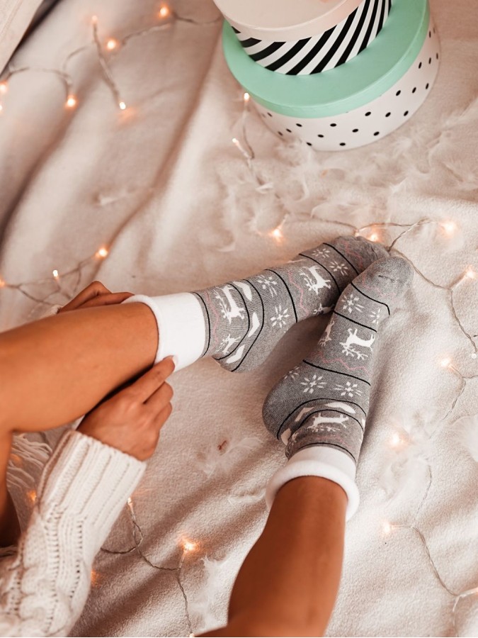 Women's Terry Non-Pressure Thick Socks...