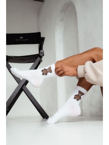 Women's Teddy Bear pattern socks 0200.008