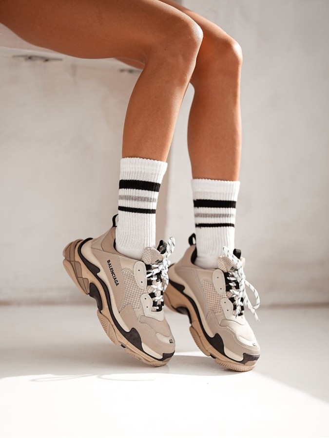 Women's Stripes pattern socks 1436.001