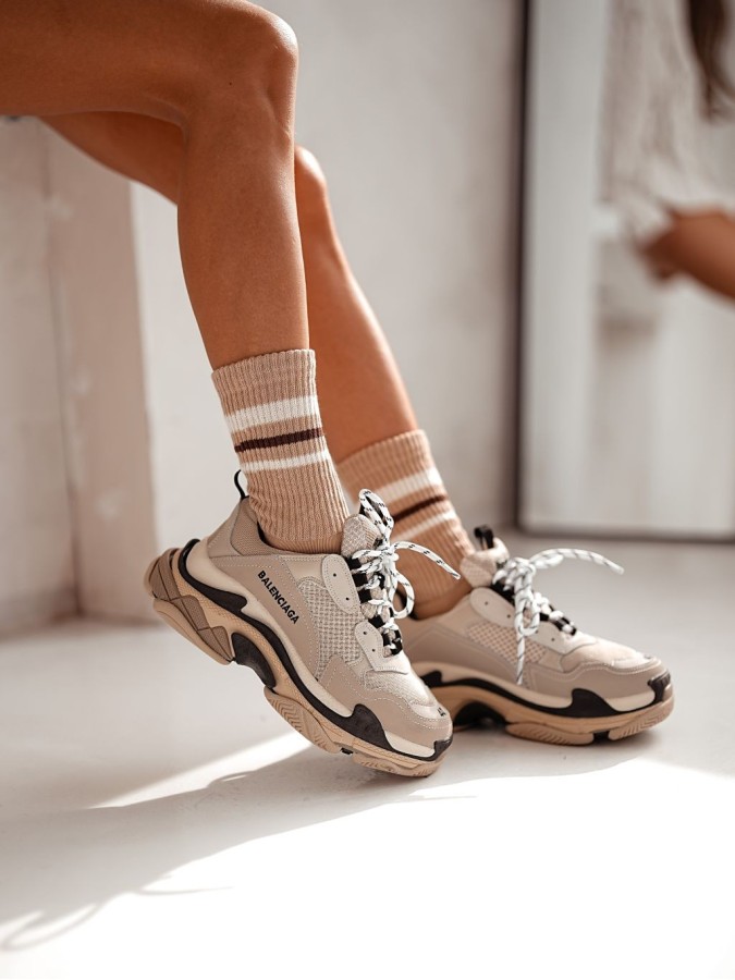 Women's Stripes pattern socks 1436.001