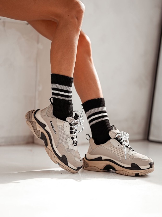 Women's Stripes pattern socks 1436.001