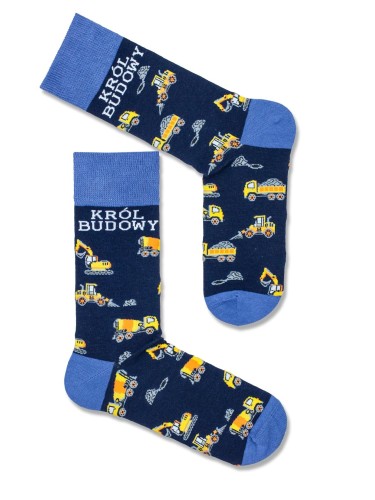 Men's Construction Work pattern socks 0125.061