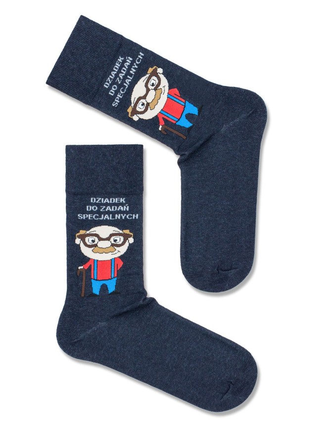 Men's Grandpa for special tasks pattern socks...
