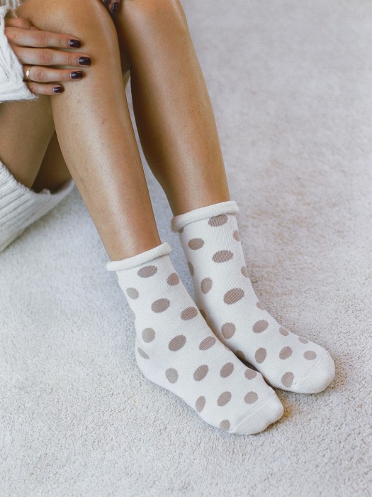 Women's Terry Non-Pressure Thick Socks (Dots)