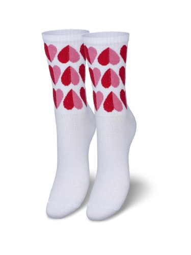 Women's Hearts pattern socks 0200.081