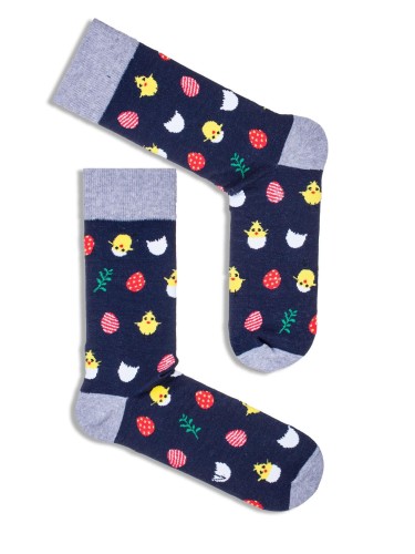Men's Easter pattern socks 0125.020 2
