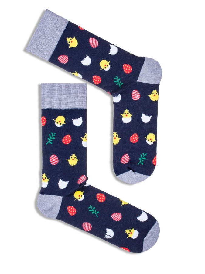Men's Easter pattern socks 0125.020
