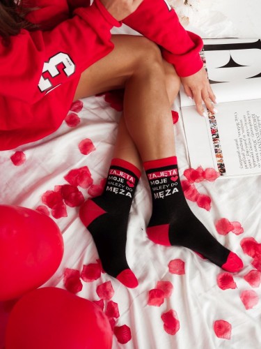 Skarpetki damskie z Napisem 0200.076