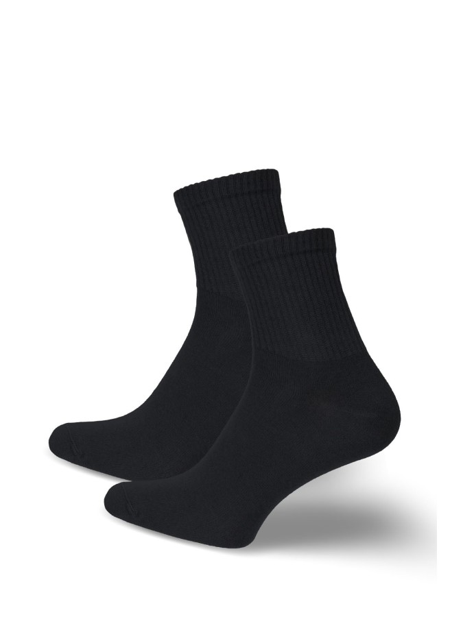 Men's ACTIVE solid colour short socks 0224