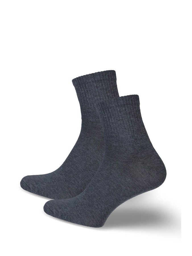 Men's ACTIVE solid colour short socks 0224