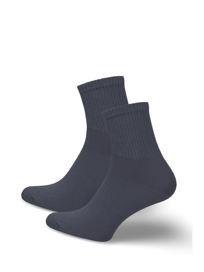 Men's ACTIVE solid colour short socks 0224