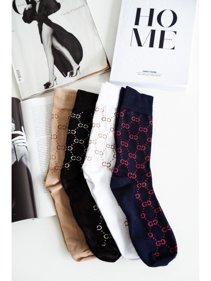 Men's CC pattern socks 0125.024