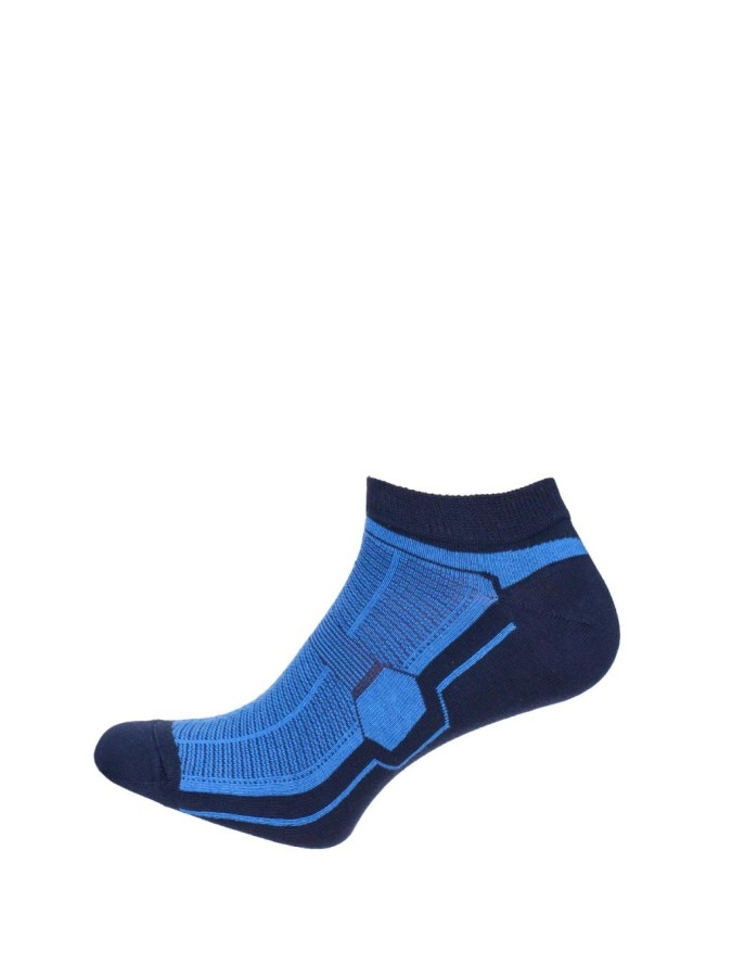 Men's model 013 pattern low ankle socks 013.0170