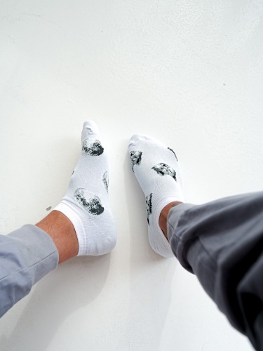 Stopki męskie Wilki i Księżyce 1108.007