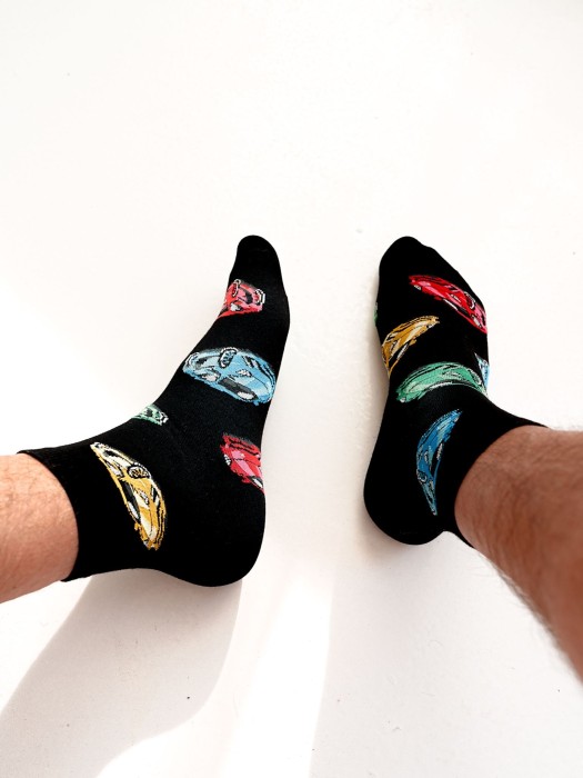 Men's Cars pattern short socks 1153.021