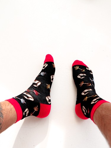 Men's Gym pattern short socks 1153.022