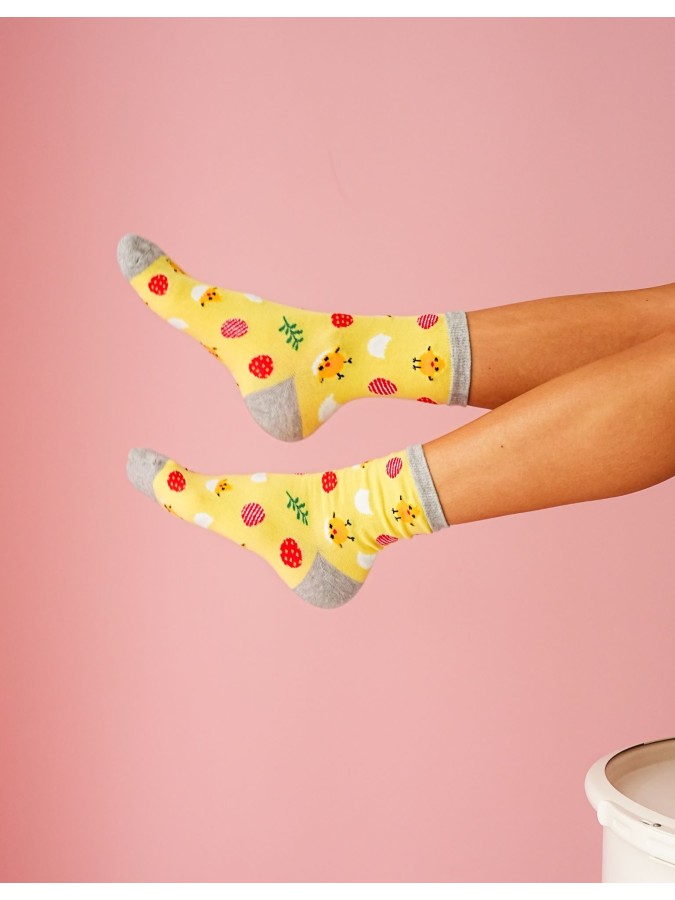Women's Easter pattern socks 0200.091