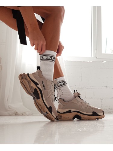 Women's 'CHRISTIAN' pattern socks 0200.099