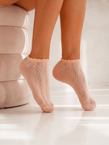 Openwork low ankle socks 1504.001 2