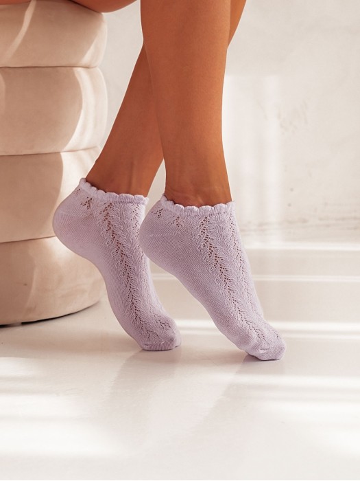 Openwork low ankle socks 1504.001
