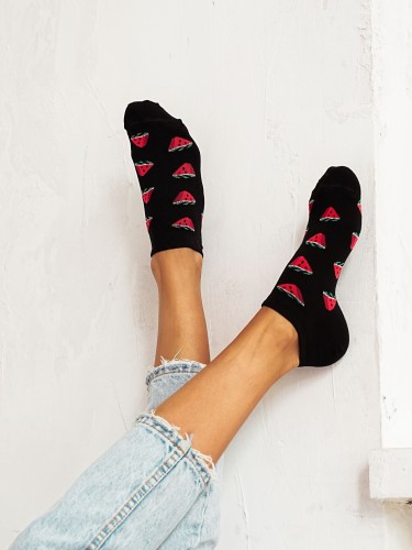 Women's Watermelons pattern low ankle socks 1146.061 2