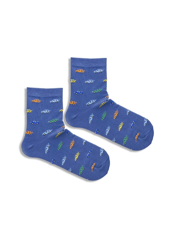Kids' Colorful Cars pattern socks  1184.031