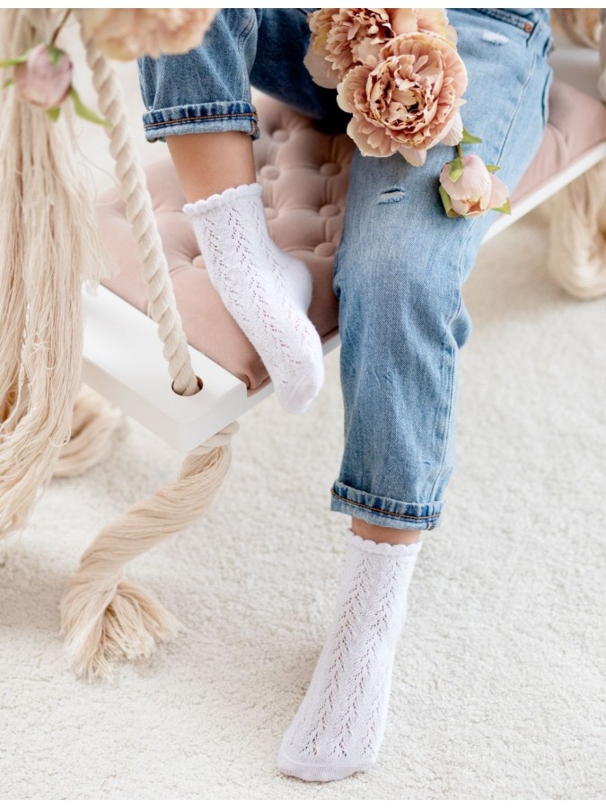 Kids' Thin openwork socks 1511.001