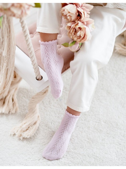 Kids' Thin openwork socks 1511.001