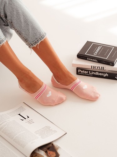 Microstopki bawełniane Serduszko pod paskami 0576.019 2