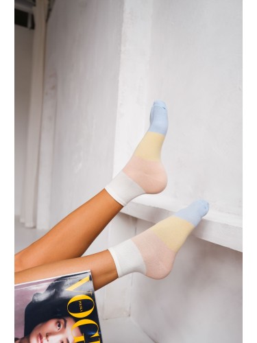 Women's Wide stripes pattern socks 0200.109
