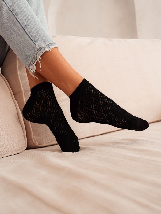 Openwork low ankle socks 1504.002